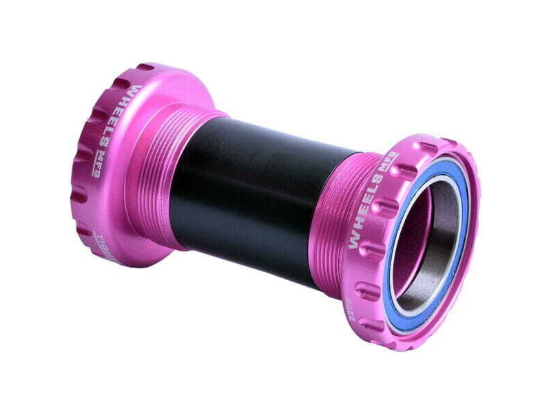 WHEELS MANUFACTURING BSA Threaded Frame ABEC-3 Bearings for 29mm (SRAM DUB) - Pink click to zoom image