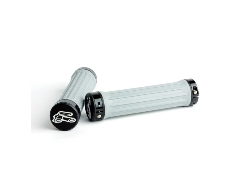 RENTHAL Traction Lock-On Grips 130mm Light Grey click to zoom image