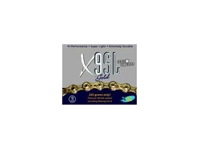 KMC X9 SL GOLD CHAIN 116L
