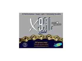 KMC X9 SL GOLD CHAIN 116L 
